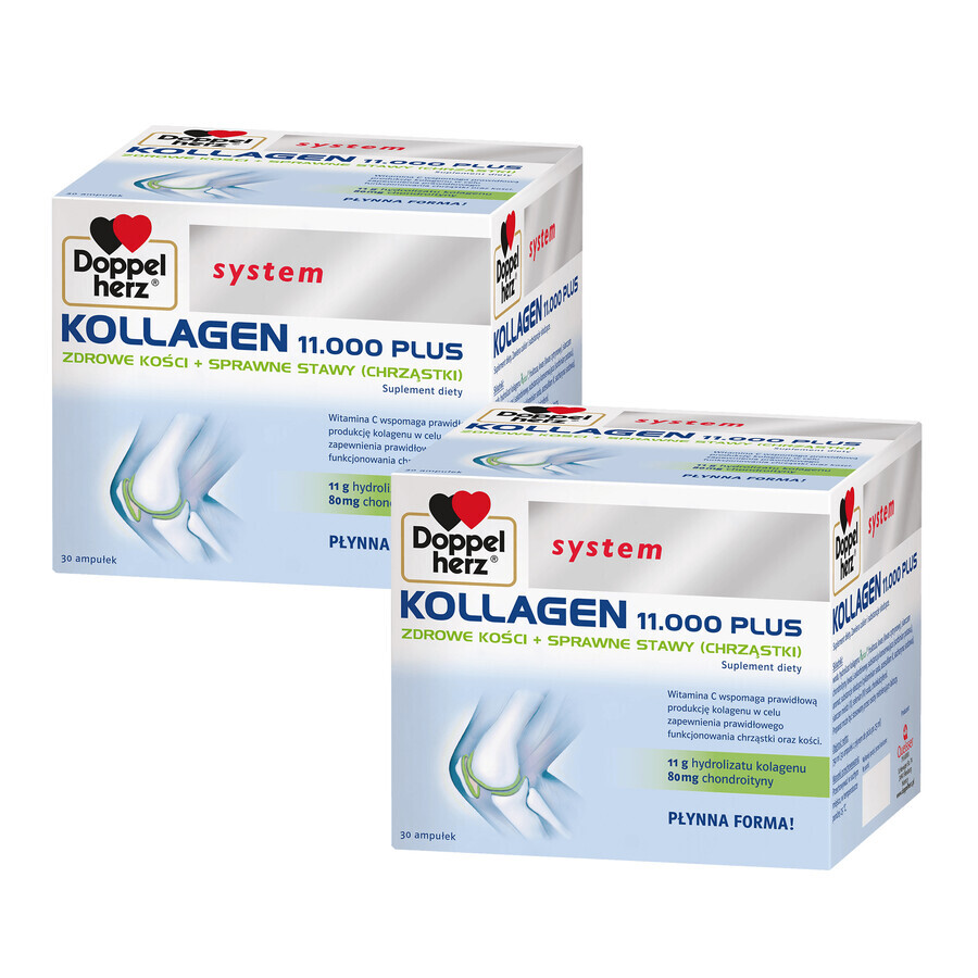 System Doppelherz Kollagen 11000 Plus, 2 x 30 vials