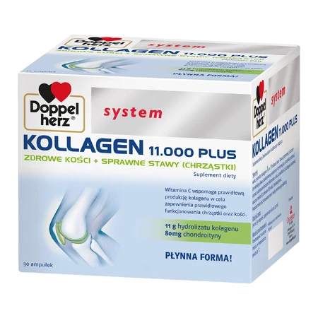 Doppelherz System Kollagen 11000 Plus, 2 x 30 vials, Quisser Pharma