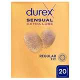 Durex Sensual Extra Lube, extra lubricated condoms, 20 pcs.