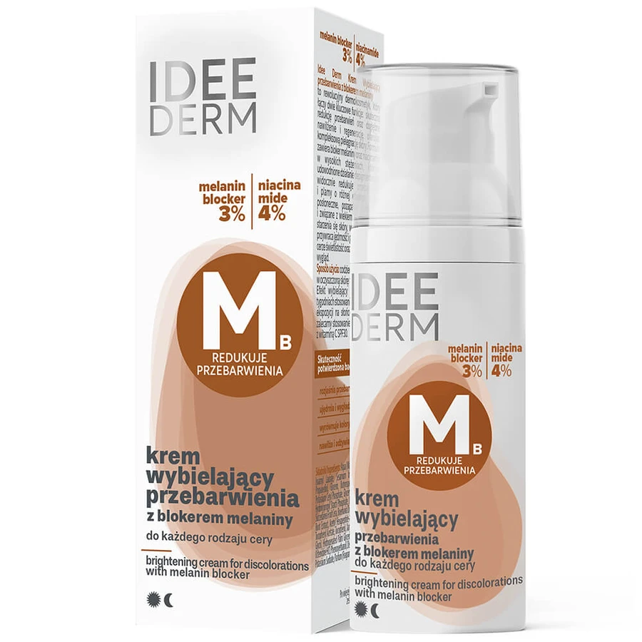 Idee Derm, smetwerende crème met melanineblokker, 50 ml