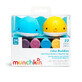 Munchkin Colour Buddies set, hydraterende badbruisballen, 20 stuks + dispenserspeelgoed, 2 stuks