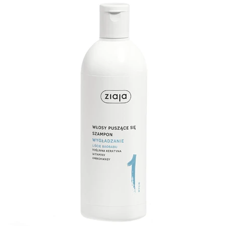 Ziaja Plant Care Gladmakende Baobabbladeren, shampoo, krullend haar, 400 ml
