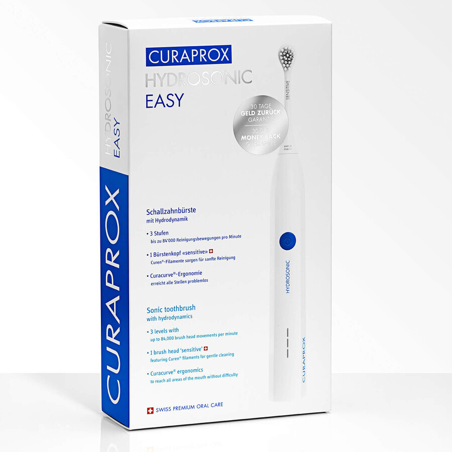 Curaprox Hydrosonic Easy, sonic toothbrush, 1 pc