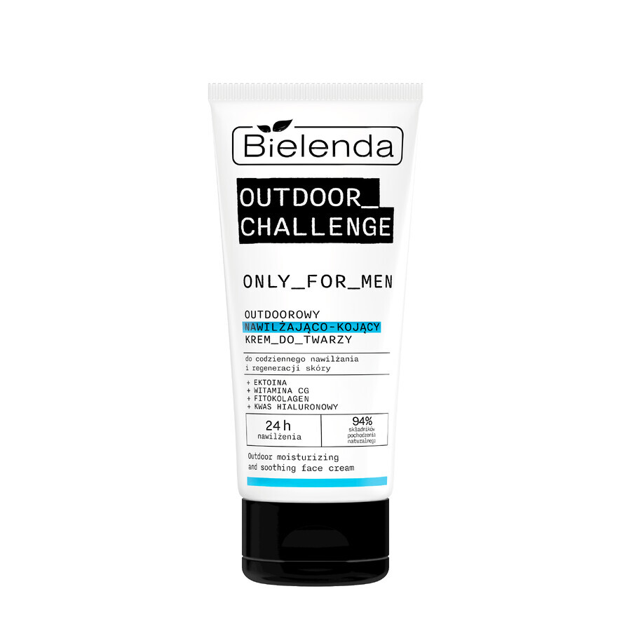 Bielenda Only for Men Outdoor Challenge, hydraterende en verzachtende gezichtscrème, 50 ml