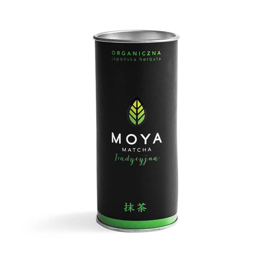 Moya Matcha Traditionele Biologische Japanse Thee Set, 30 g + Chasen, matcha bezem, 1 stuk