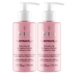 Set Miya myINTIMATEgel, gel natural de igienă intimă cu ulei de zmeură, 2 x 140 ml