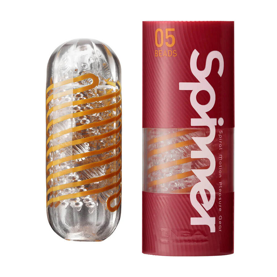 Tenga Spinner, herbruikbare masturbator, 05 kralen, 1 st