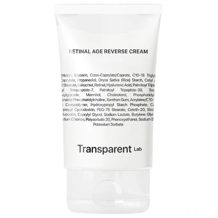 Transparent Lab Retinal Age Reverse Cream, anti-verouderings gezichtscrème met retinal, 50 ml