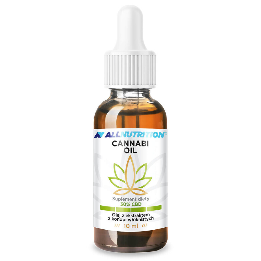 Allnutrition Cannabi Oil 30% CBD, ulei de cânepă, 10 ml