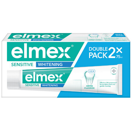 Elmex Sensitive Aufhellende Zahnpasta 2 x 75 ml