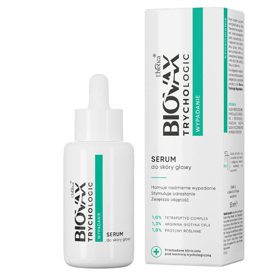 Biovax Trychologic Prolaps, hoofdhuidserum, 50 ml + haar- en hoofdhuidshampoo, 50 ml gratis