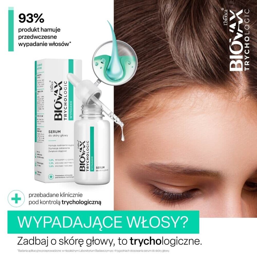 Biovax Trychologic Prolaps, hoofdhuidserum, 50 ml + haar- en hoofdhuidshampoo, 50 ml gratis