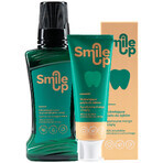 Kit SmileUp, dentifrice blanchissant, mangue exotique à la menthe, 75 ml + bain de bouche rafraîchissant, mangue exotique à la menthe, 250 ml