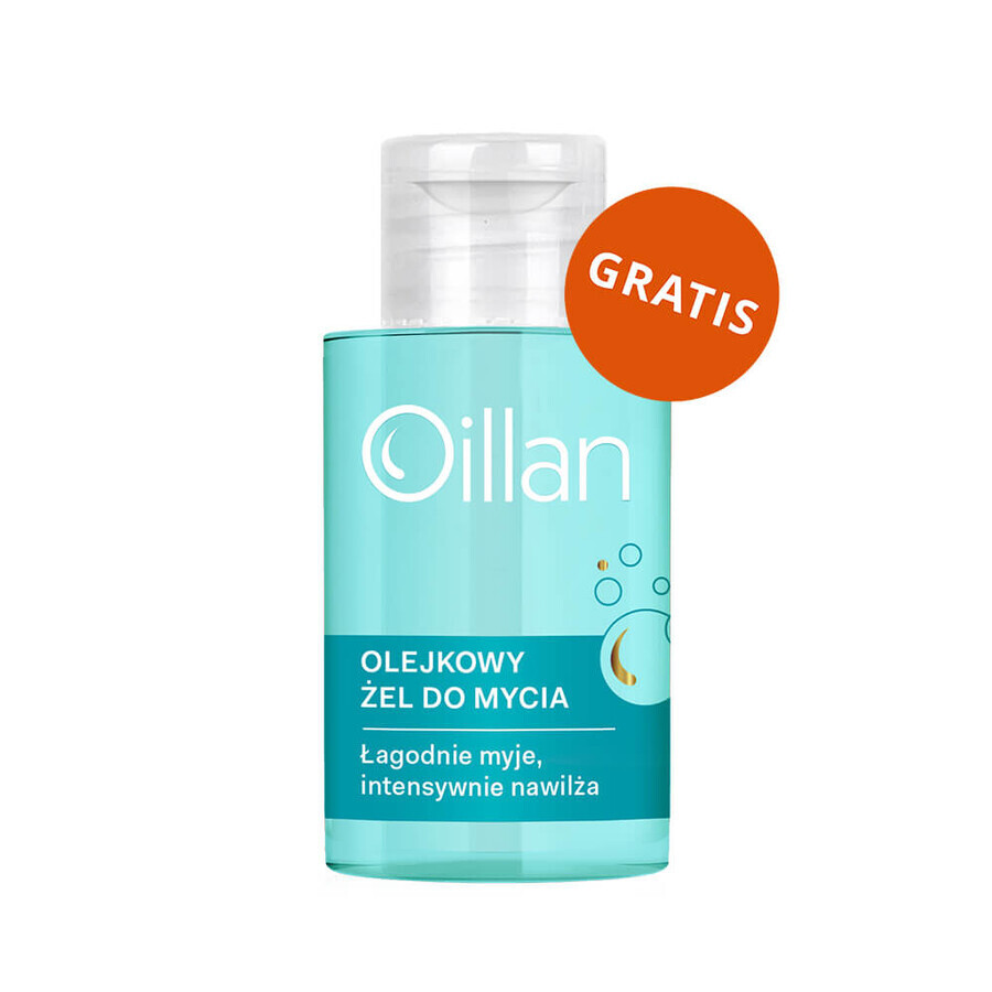 Oillan dermo crema idratante, dal primo giorno di vita, 500 ml + gel detergente all'olio, dal primo giorno di vita, 50 ml in omaggio