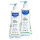 Mustela Bebe Enfant set, first day body wash gel 500 ml + first day body milk 500 ml