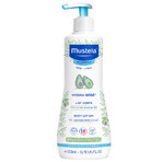 Mustela Bebe Enfant set, eerste dag body wash gel 500 ml + eerste dag body milk 500 ml