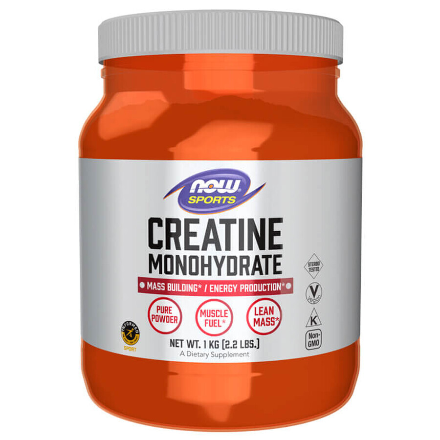 Now Sports Creatină monohidrat, pulbere, 1 kg