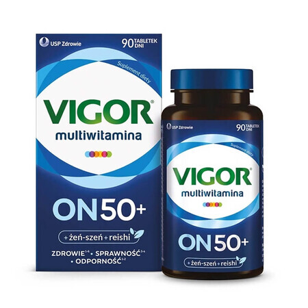 Vigor Multivitamínico Mayores de 50, 90 comprimidos