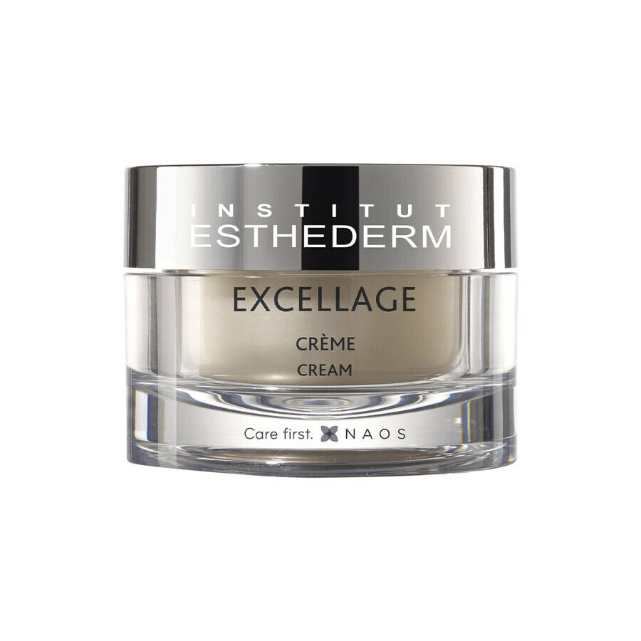 Set Esthederm Excellage, crema nutriente per pelli mature, 50 ml + crema nutriente per il contorno occhi, 15 ml