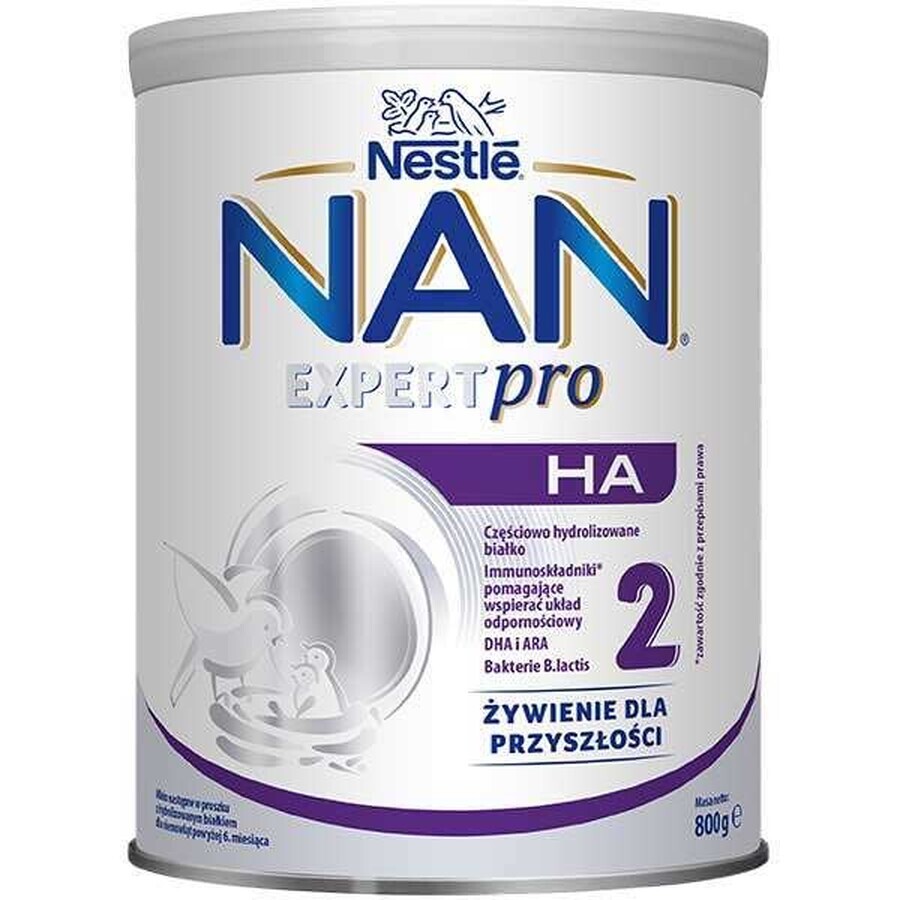 Nestle NAN Expertpro HA 2, Follow-on milk for infants after 6 months, 6 x 800 g