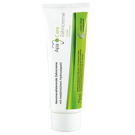 ApaCare Zahncreme, pastă de dinți remineralizantă, 75 ml