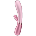 Satisfyer Hot Lover, verwarmde bunny vibrator, app-gestuurd, roze