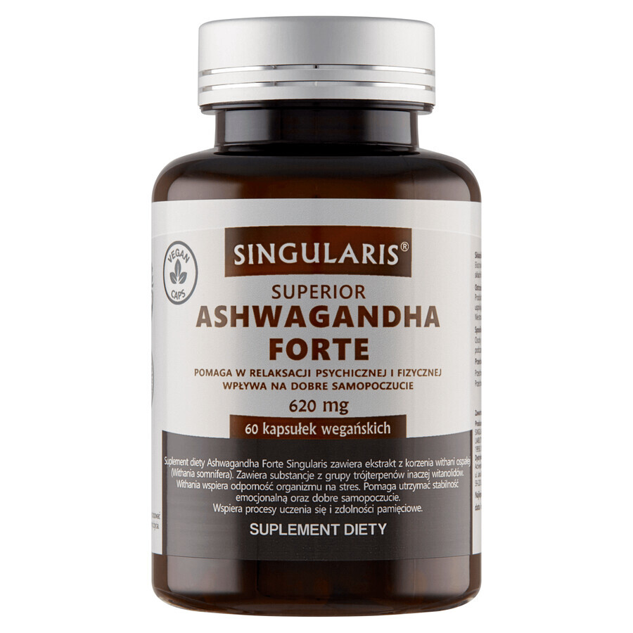 Singularis Superior Ashwagandha Forte 620 mg, 60 vegan capsules