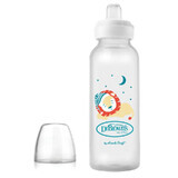 Biberon à col étroit avec bec pour petites hirondelles design Lion, PP 250 ml, Dr.