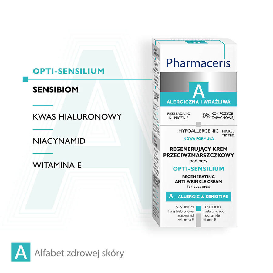 Pharmaceris A Opti-Sensilium regenererende anti-rimpel oogcrème, 15 ml