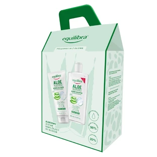 Equilibra Aloë Set, hydraterende aloë shampoo 265 ml + hydraterende aloë conditioner 200 ml