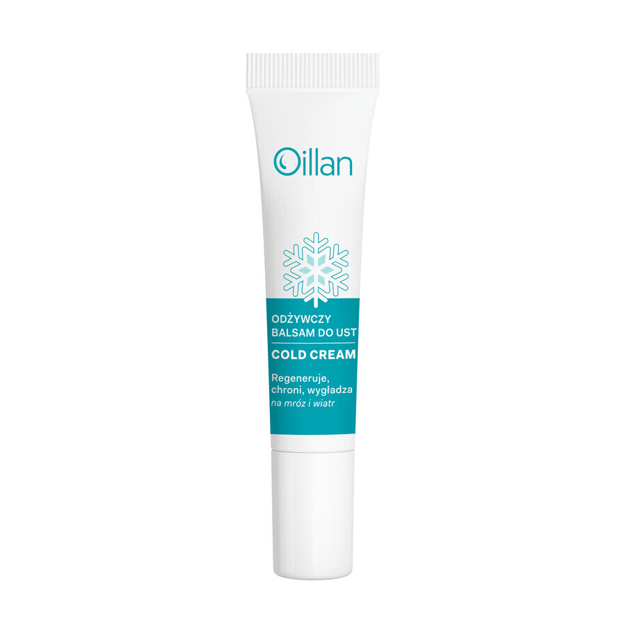 Oillan Cold Cream, balsam nutritiv pentru buze, 15 ml