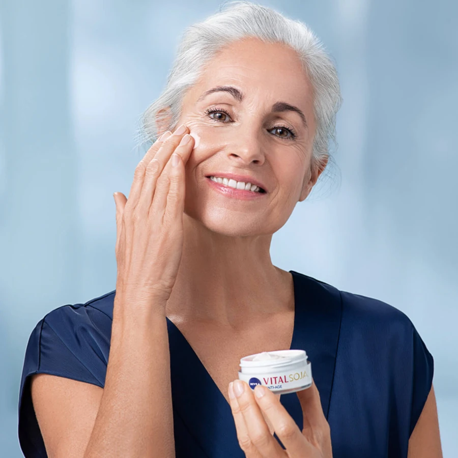 Nivea Vital Soja Anti-Ageing day cream, firming day cream, mature skin, SPF 30, 50 ml