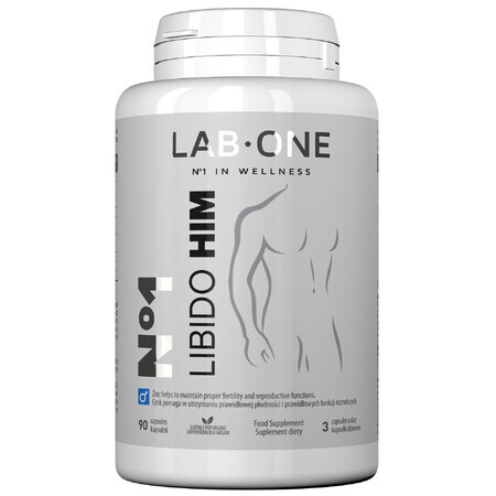 Lab One No1 Libido Him, 90 gélules