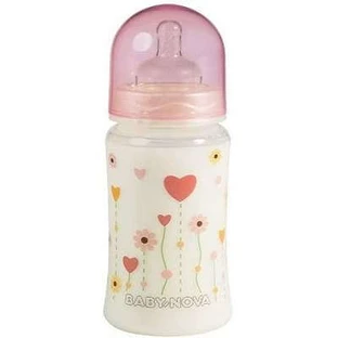 Bottle with wide neck, PP, 300ml, BabyNova