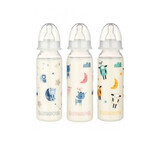 Fles met standaard hals, M speen, 240ml, Baby nova