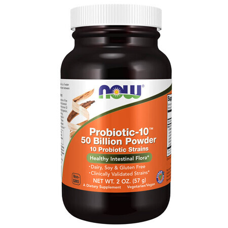 Now Foods Probiotic-10 50 Billion poeder, poeder, 57 g