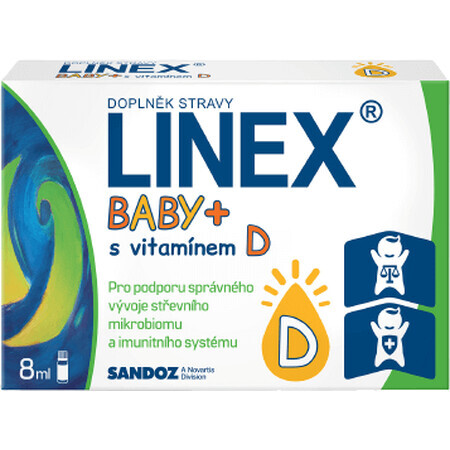 Linex Baby + met vitamine D 8 ml