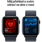 Apple Watch SE GPS 40mm Middernacht aluminium behuizing met Sport Ink-lus