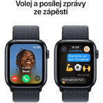 Apple Watch SE GPS 40mm Middernacht aluminium behuizing met Sport Ink-lus