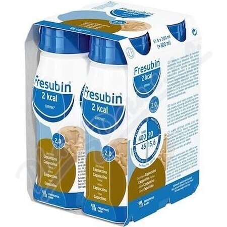 Fresubin 2.0 kcal /ml cappuccino flavored drink 4 x 200 ml