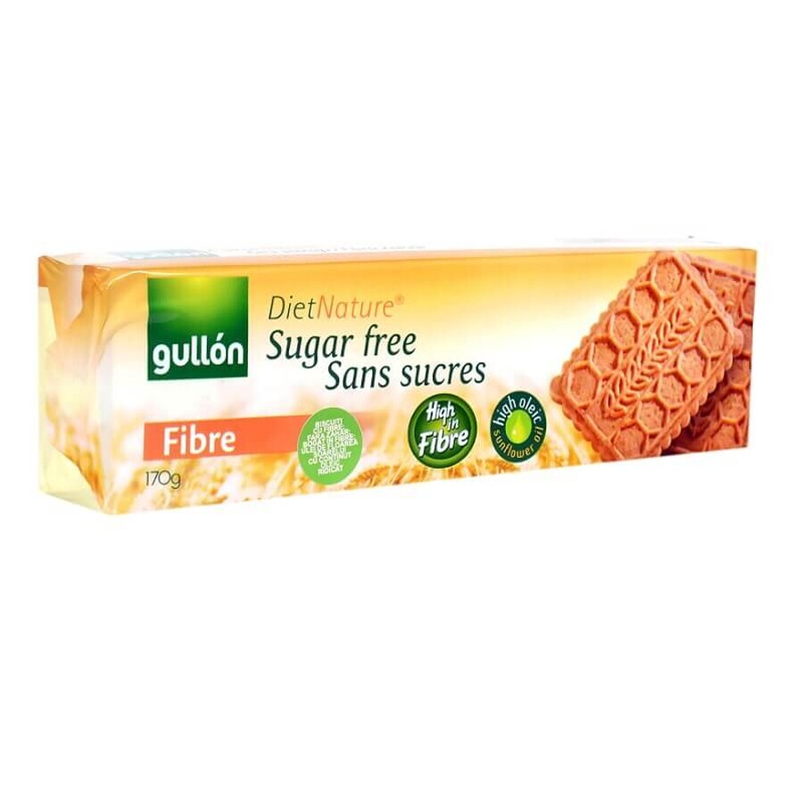 Biscotti in fibra senza zucchero, 170 g, Gullon