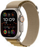 Apple Watch Ultra 2 (2024) 49mm, Natuurlijk titanium met geelbruine Alpine M