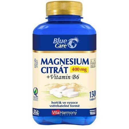 VitaHarmony XXL Magnesiumcitraat 400 mg + vitamine B6 150 tabletten