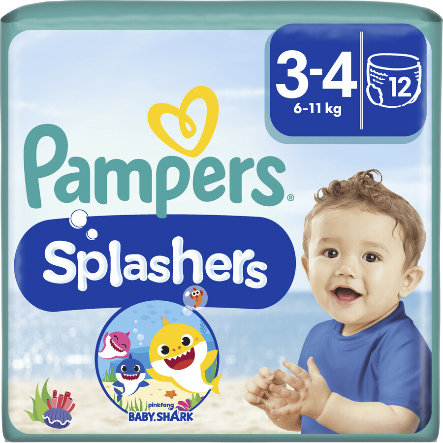 Pampers Splashers 3, 6-11kg 12 stuks