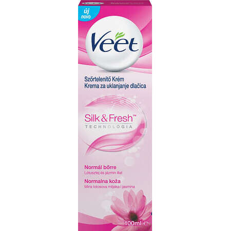 Veet Silk & Fresh ontharingscrème voor de normale huid 100 ml