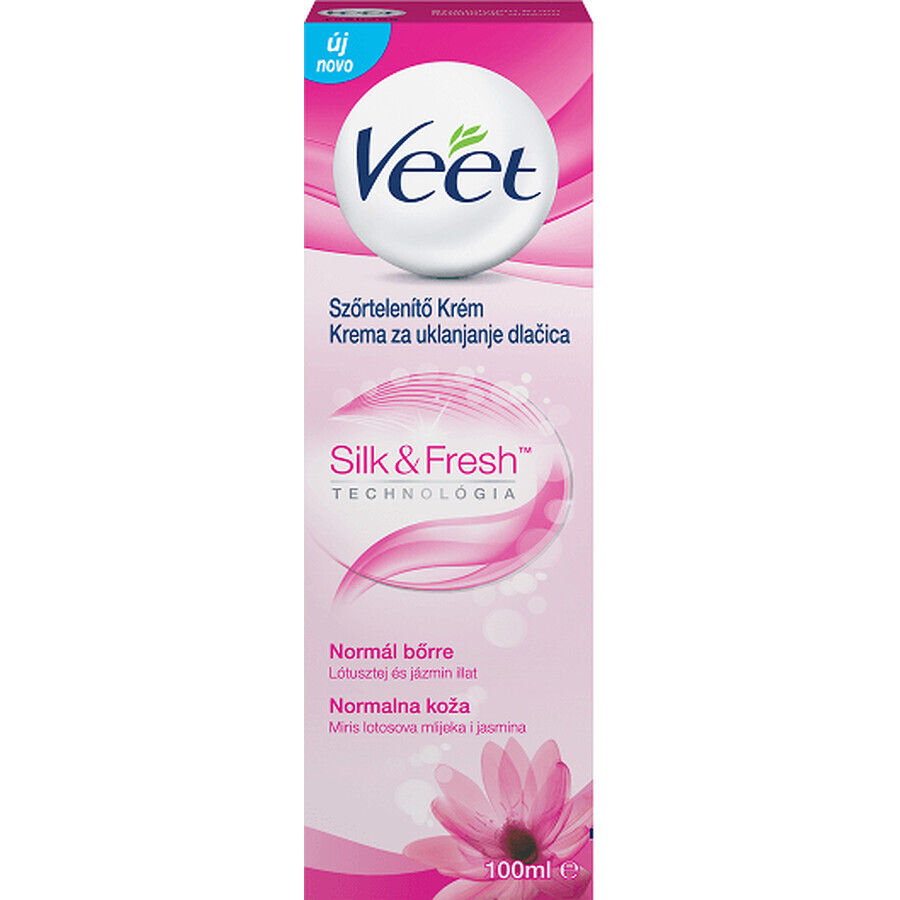 Veet Silk & Fresh ontharingscrème voor de normale huid 100 ml