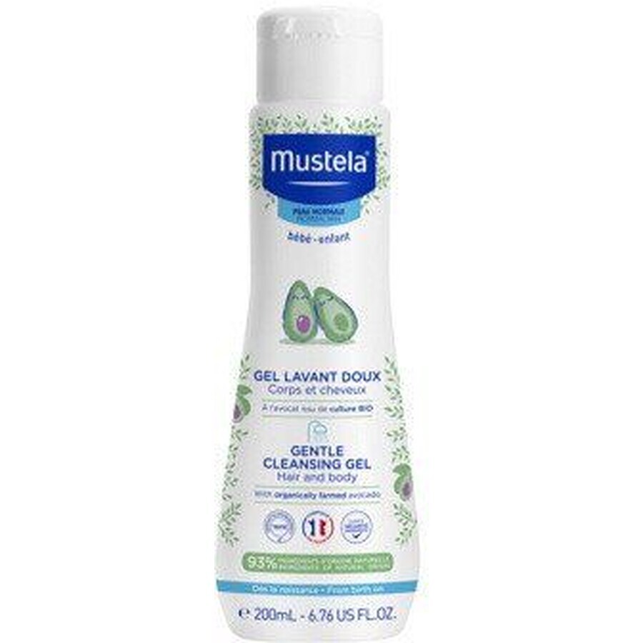 Mustela Milde Reinigingsgel voor Lichaam en Haar 200 ml