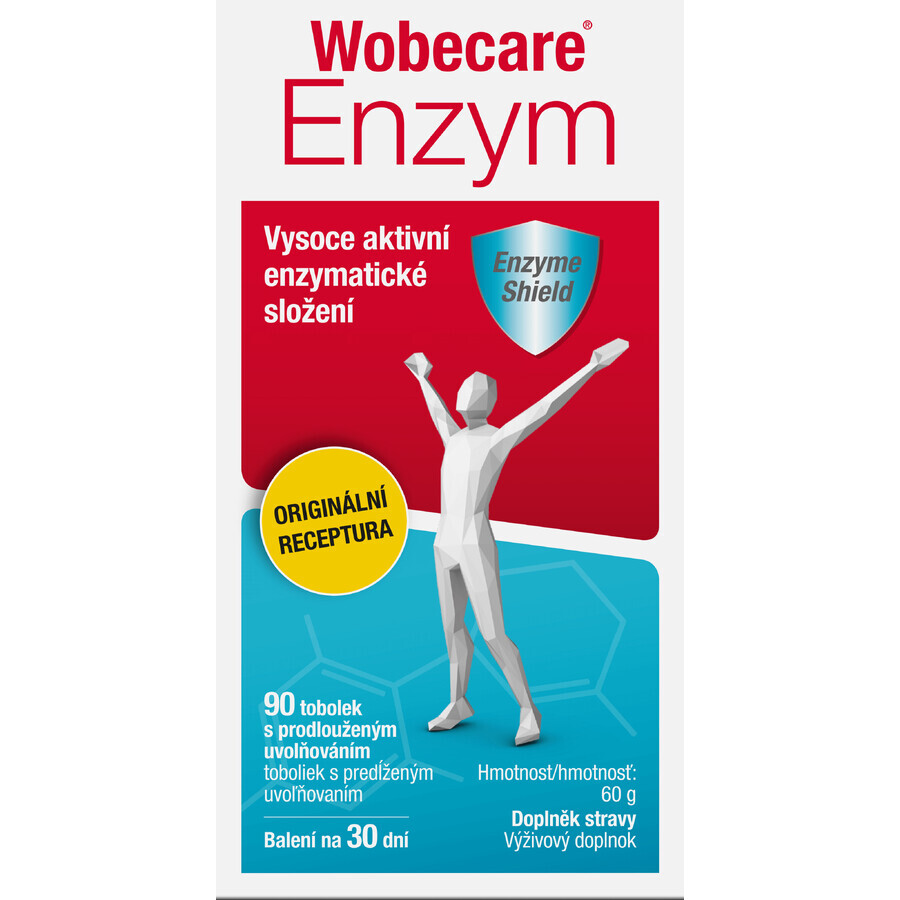 Wobecare Enzym 90 capsules