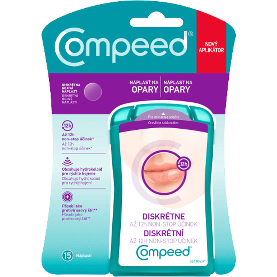 Compeed wound patch 1.5cm x 1.5cm, 15 pcs