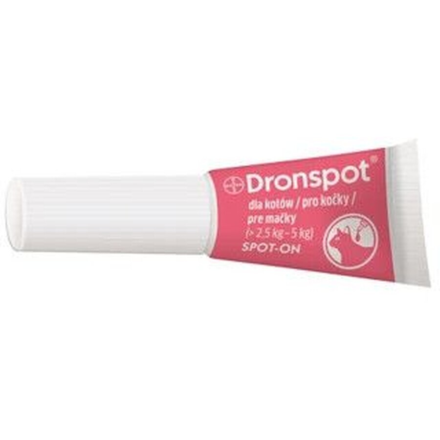 Dronspot 60 mg/15 mg Cats medium spot-on 2 x 0,7 ml